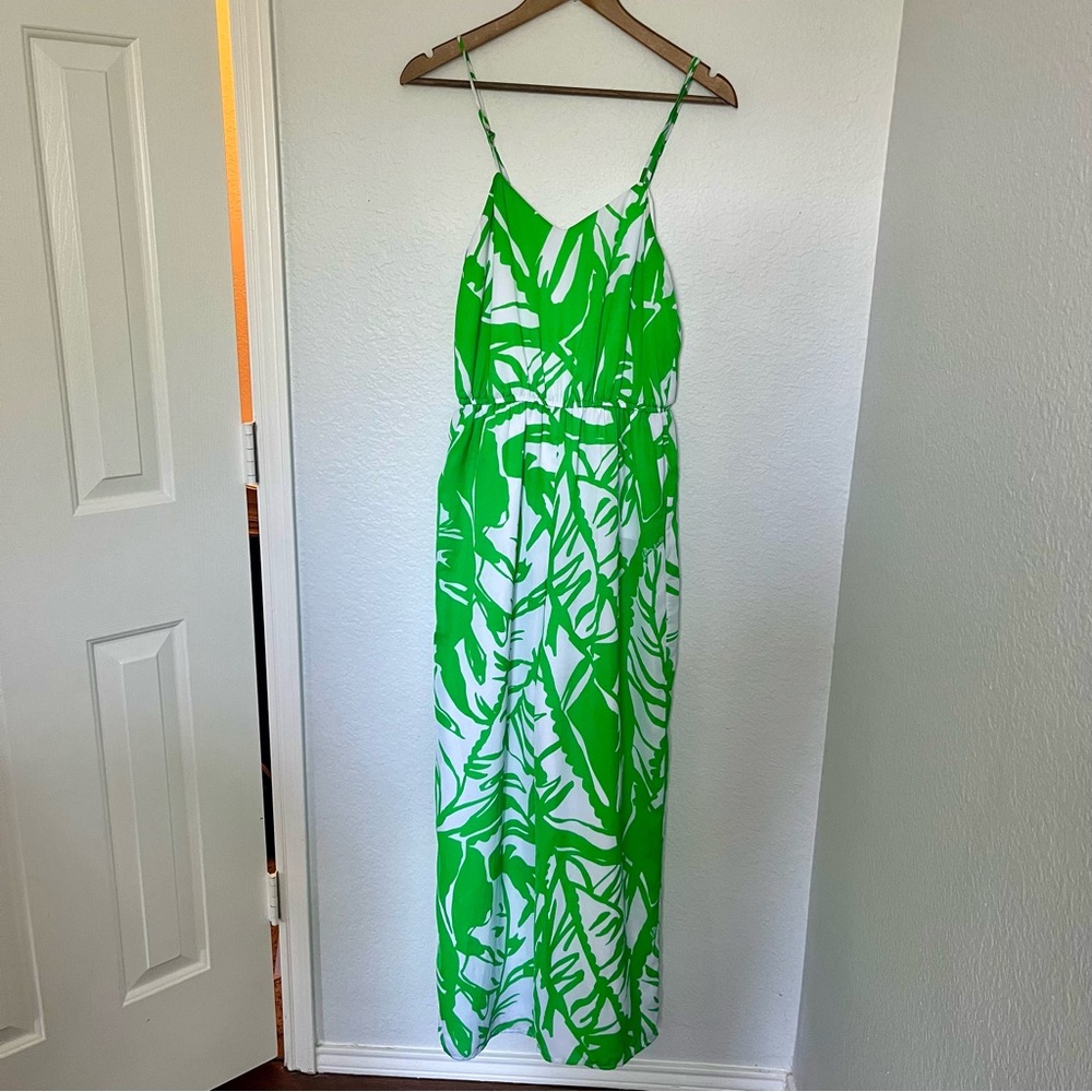 Lilly Pulitzer for Target Women's Green and White Jumpsuit Size Small - Picture 3 of 16